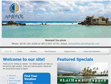 Tablet Screenshot of amepolvacation.com